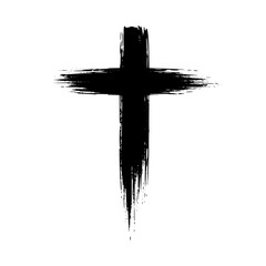 Simple Black Cross Design