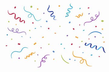 Fototapeta premium Colorful Confetti Background