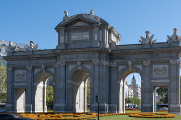 Fototapeta premium Madrid, Spain: Puerta de Alcalá