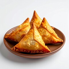 crispy samosas and soft flaky parotta
