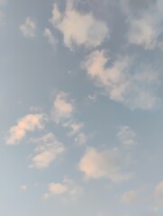 blue sky with clouds