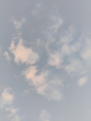 blue sky with clouds