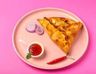 Golden brown crispy samos