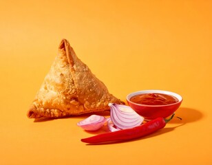 Golden brown crispy samos