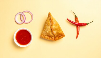 Golden brown crispy samos