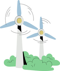 Windmill Illustration
