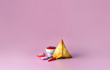 Golden brown crispy samos