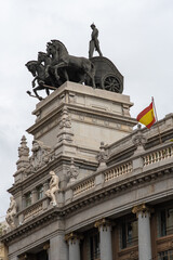 Madrid, Spain: Antiguo Banco Bilbao Vizcaya Argentaria