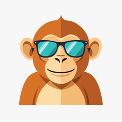 Flat Vector Illustration of a Red Rose Flower