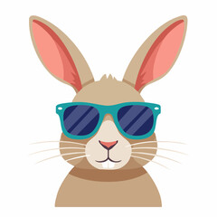 Flat Vector Illustration of a Lotus Flower in Bloom