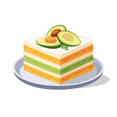 Flat Vector Illustration of a Blooming Flower Bouquet