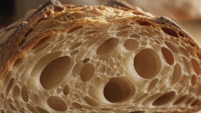 Close-Up of Natural Textures and Patterns on a Unique Mushroom Cap