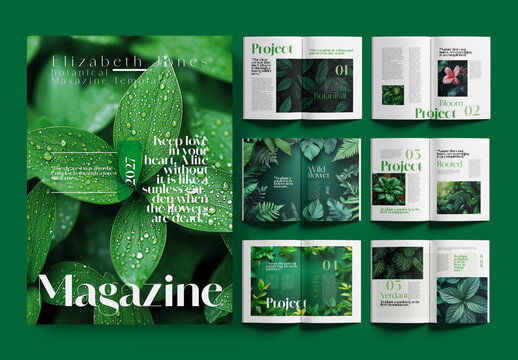 Botanical Magazine Design