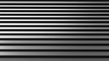 Obraz premium Exposed aluminum siding panels forming a modern exterior building surface with horizontal lines