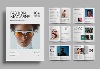 Minimal Fashion Magazine Template