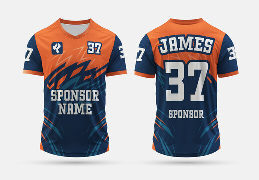 Modern Sports Jersey Design Template