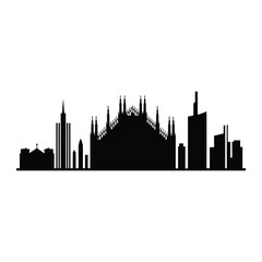 Obraz premium Pittsburgh skyline silhouette with city name prominently displayed below
