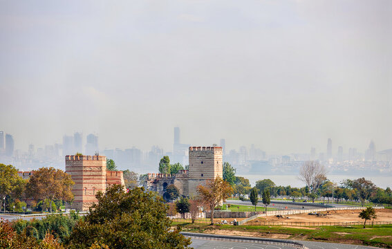 Yedikule Fortress, located in Zeytinburnu neighborhood of Fatih district, Istanbul.