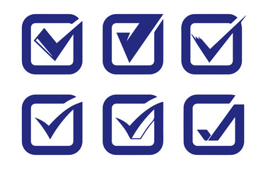 Checklist Checkmark Vector Icon Pack