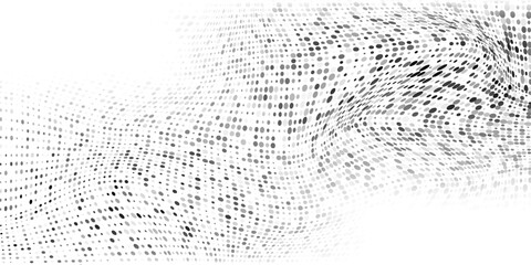 Mesh black and white shadow halftones retro pop art funky urban colorful comic book. Dotted halftone gradient texture design