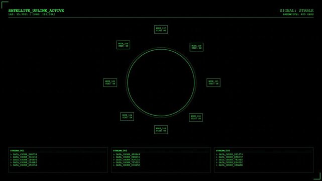 Vector user interface elements for a web design template featuring a navigation menu bar, media player icons, and a set of digital video and audio control buttons for an internet site.