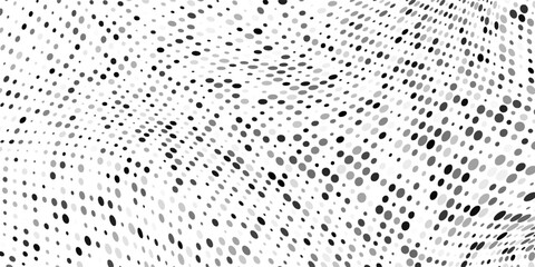 Abstract black and white shadow halftones retro pop art funky urban colorful comic book. Dotted halftone gradient texture simple abstract art