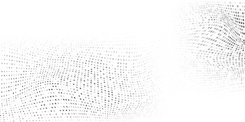 Design black and white shadow halftones retro pop art funky urban colorful comic book. Dotted halftone gradient texture. Vanishing polka dot background modern