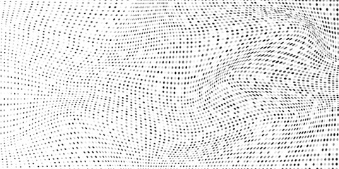 Modern black and white shadow halftones retro pop art funky urban colorful comic book. Dotted halftone gradient texture. Vanishing polka dot background art simple