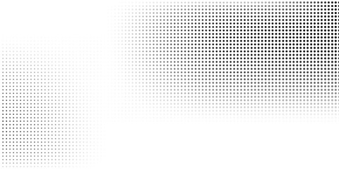 Abstract beautiful black and white shadow halftones retro pop art funky urban colorful comic book. Dotted halftone gradient texture. Vanishing polka dot background art simple