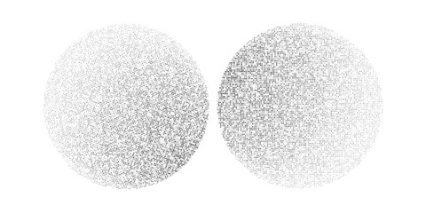 Set of black halftone dots backgrounds. vector modern dots halftone Pop art comic style gradient circle halftone set simple abstract modern