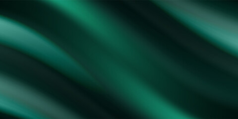 Dark teal emerald green silk satin. Shiny smooth fabric. Soft folds. Luxury background with space for design. web banner. Flat lay, top view table. Birthday, Christmas, Valentine, New year. © edi