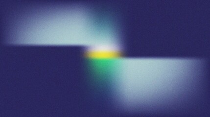Abstract Blurred Gradient Background with Deep Blue and Vibrant Yellow Green Accents
