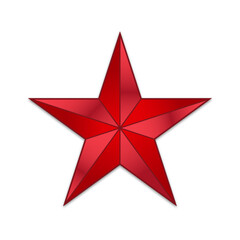 Obraz premium red star