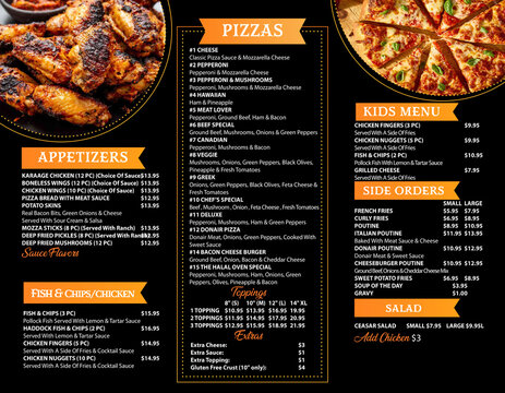 Trifold Menu