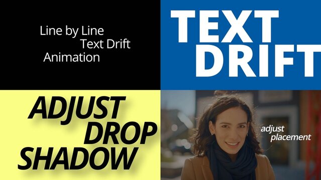 Line by Line Text Drift Animation