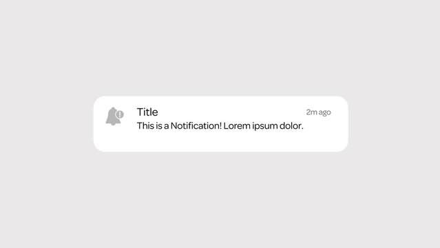 Notification Title Overlay