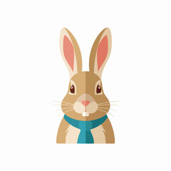 Stylish Cartoon Rabbit Illustration
