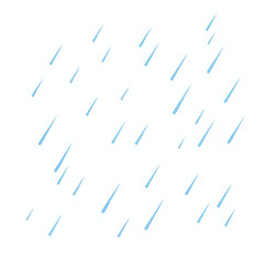 Rainy Day Blue Rain Drops Falling Down
