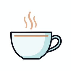 Steaming Hot Beverage in a Cup