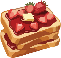 chocolate cake with cherry