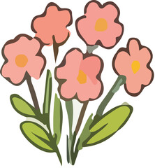 vector illustration of a flower