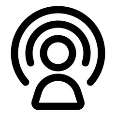 agency outline icon set