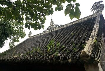 roof of an old house