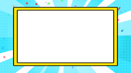 集中線, 漫画, 黄色, 光, 横線, 効果線, レーヨン, イラスト, サマータイム, 紙吹雪, 