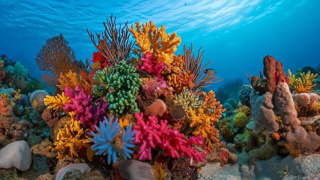 panoramic reef scene
