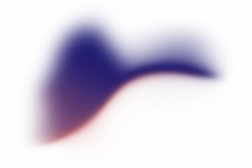 Modern Gradient Flow Blob Deep Navy to Warm Coral On White Background