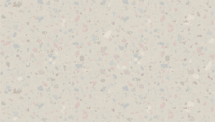 Seamless Pastel Terrazzo Texture Pattern