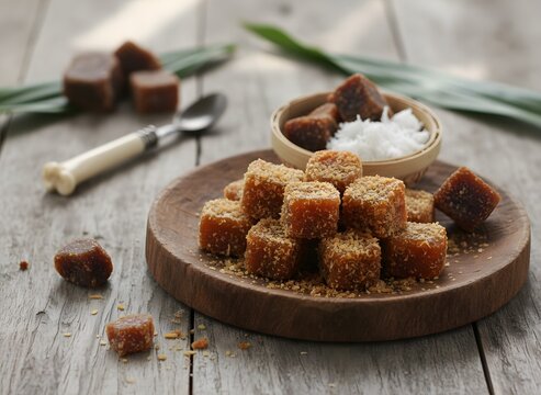 Traditional Javanese Sweet Jenang Kering Indonesian Dessert