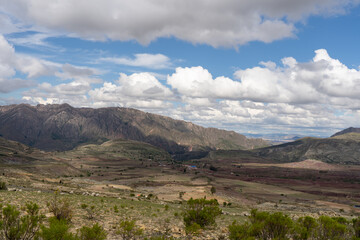 Fototapeta premium mountain landscape with blue sky