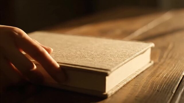 Woman Putting Down Smartphone and Picking Up Book, Digital Detox and Mental Wellness Concept